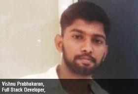 Vishnu PrabhakaranCEOFull Stack Developer, Softcrylic Vishnu PrabhakaranCEOFull Stack Developer, Softcrylic
