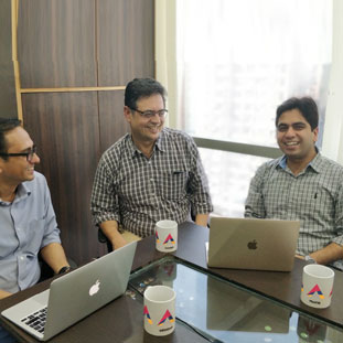 Sameer Sikka, Arindam Sen & Pratik Marwah,Co-Founders Sameer Sikka, Arindam Sen & Pratik Marwah,Co-Founders