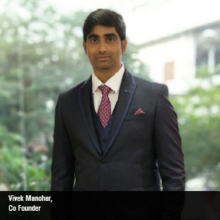 Kandheri Manohar Vivek & Sudharsan Sampath, Co-Founders ,Aditya Herur Shetty, COO Kandheri Manohar Vivek & Sudharsan Sampath, Co-Founders ,Aditya Herur Shetty, COO