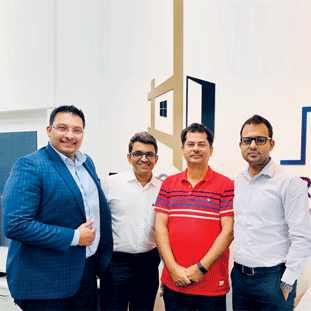 Chaitanya V Cotha, Co-Founder, Jai Prakash Pai (Angel Investor), Edvin Varghese (CTO) & , Narayan Lal (Founder & CEO) Chaitanya V Cotha, Co-Founder, Jai Prakash Pai (Angel Investor), Edvin Varghese (CTO) & , Narayan Lal (Founder & CEO)